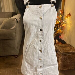 Harper Baby blue button-Down Pencil Dress